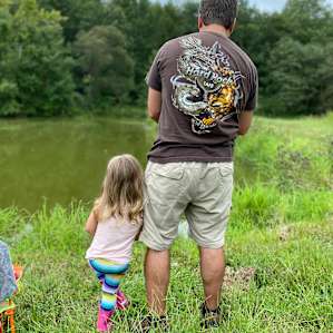 Her first fishing trip was a hit.