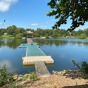 Very impressive bridge leading to a musical island. Kens audio from the island allows you to hear your favorite songs from shore as if it were a live band!!!