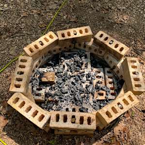 The fire pit provided at this site was perfect!
