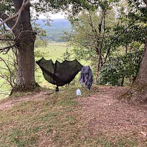 Atop Henderson Hole Camping Spot
