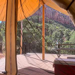 Water Canyon Cliffside Tent 2
