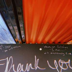the community message board