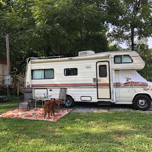 Nice RV spot with plenty of room to roam