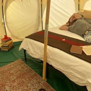 Off Grid Glamping Tent on the River