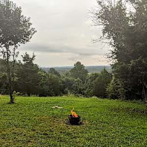 Expansive views, even under an overcast sky.