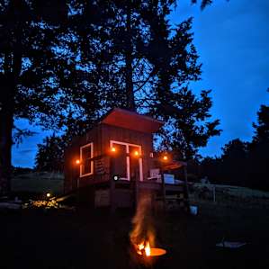 Solar powered lanterns for a functional aesthetic!