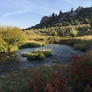 Creek view from our campsite