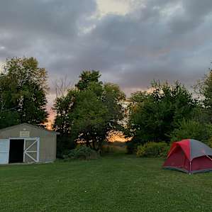 Our campsite