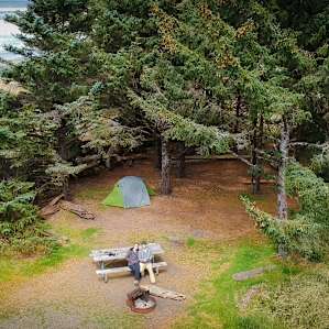 Aerial view of our site and adjacency to coastline