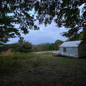 Steady Slope Furnished Canvas Tent