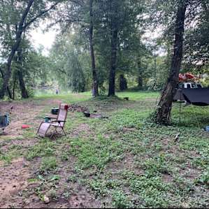 Backcountry Primitive Camp site on river