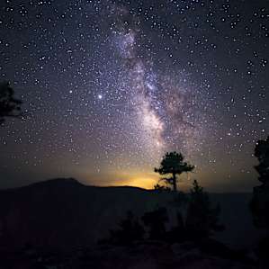 One brilliant sky above Yosemite Valley