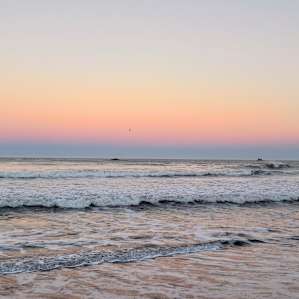 First sunrise! So clear!
