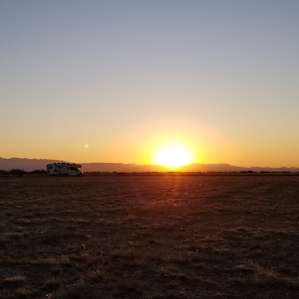 Sunrise on High Lonesome Vineyard