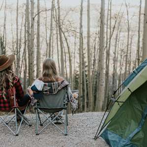 The Aspen leaves had just dropped, but we loved looking out anyway.