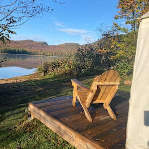 Glamp on a private, magical lake!