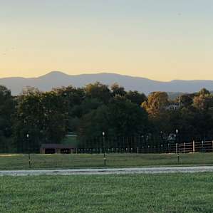 The view from RV site.
