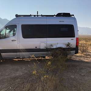 Desert camping