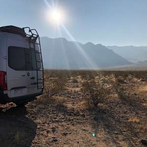 Desert camping
