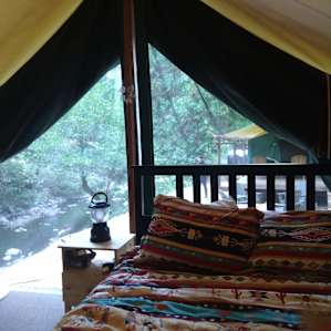 #2Glamping Safari Tent on Creek