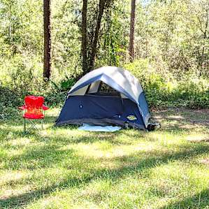 Nice quiet campground with plenty of separation in case you are not the only one there. Set up my tent and relaxed.