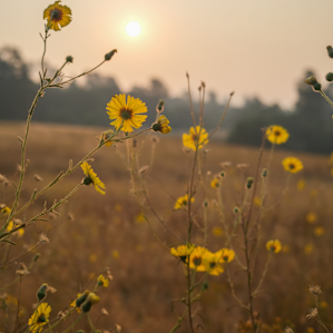 Wildflowers and wildlife are all across the property