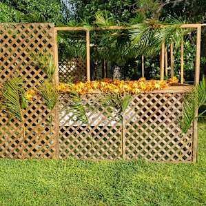 Our sukkah for the Feast of Tabernacles!