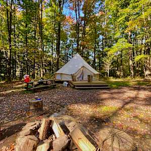Whole in the wall glamping- site 2