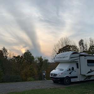 Great sunsets over the ridge.