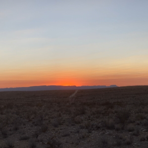 Sunsets illuminated the horizon