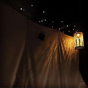 Tipi glow provided by Last Chance Camp