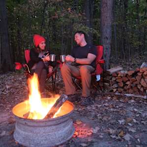 Enjoying the fire pit!
