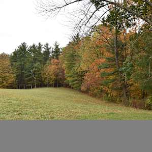 A view of the field on which we stayed. There are several fields to his farm.
