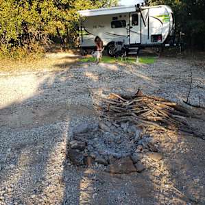 Post oak and red dirt camp site