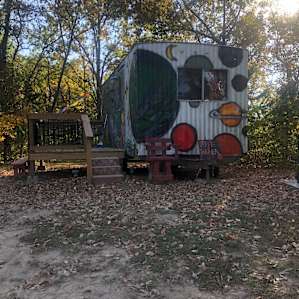 Side view of Hippie Trailer