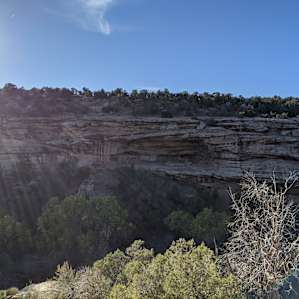 Five Kiva Pueblo at the end of Ruin Road