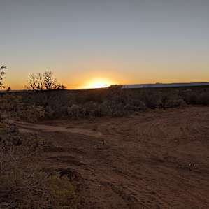 The name is perfect for this campground. Every night you get a great sunset with Bears Ears in the distance.