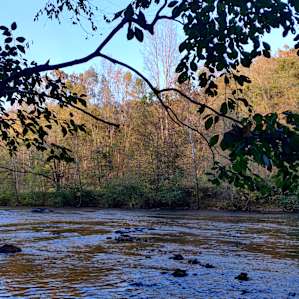 The river nearby