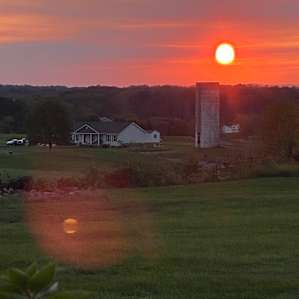 amazing sunsets to see here on the farm.
