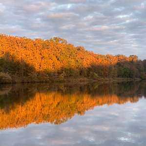 Fall colors & sunset