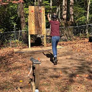 We're definitely axe throwers now