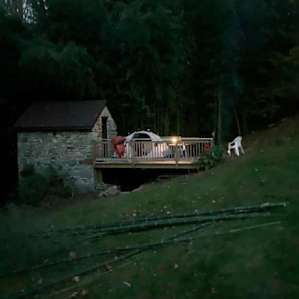 The campsite.