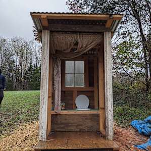 The Pooper! The most pleasant pit toilet EVER.