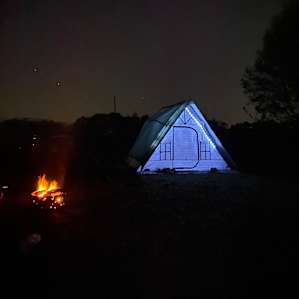 Our site, no other campers near by
