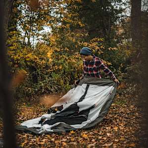 There are multiple locations to set up a tent