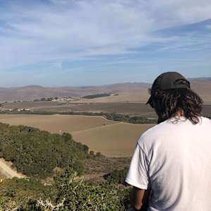 Our view from the hiking trail
- Vista lookout spot in the morning! So pretty