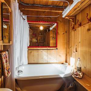 Vintage Trailer in Forest Falls