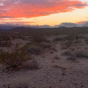 Sunset from the campsite