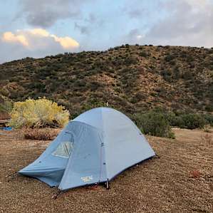 Rugged Old West Mountain Camping