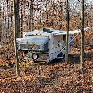 Rustic woods camping